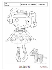 Lalaloopsy boyama sayfaları
